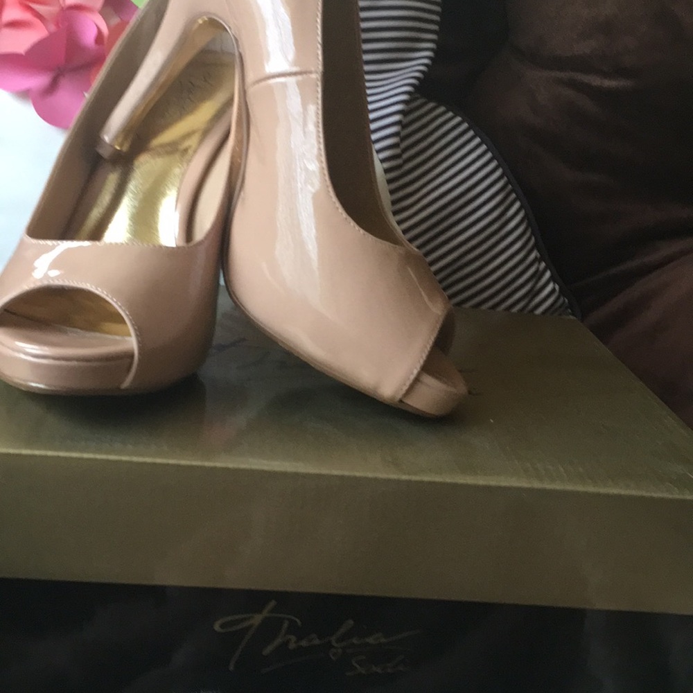Open toe heels